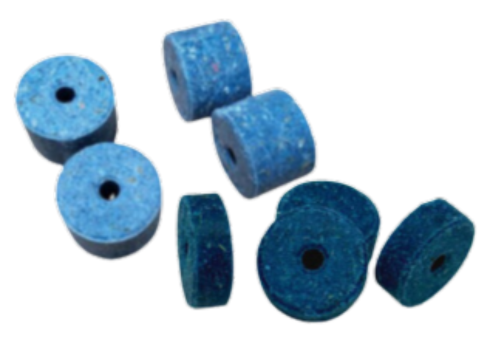 Bloques de raticida parafinados